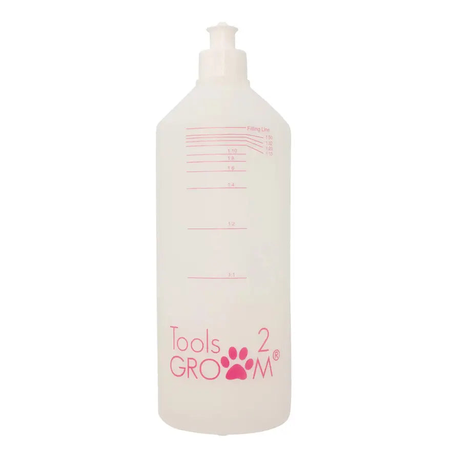 Mengfles met mengverhouding 1 liter of 500 ml