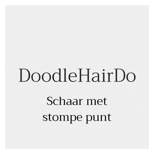 DoodleHairDo Schaar met stompe punt